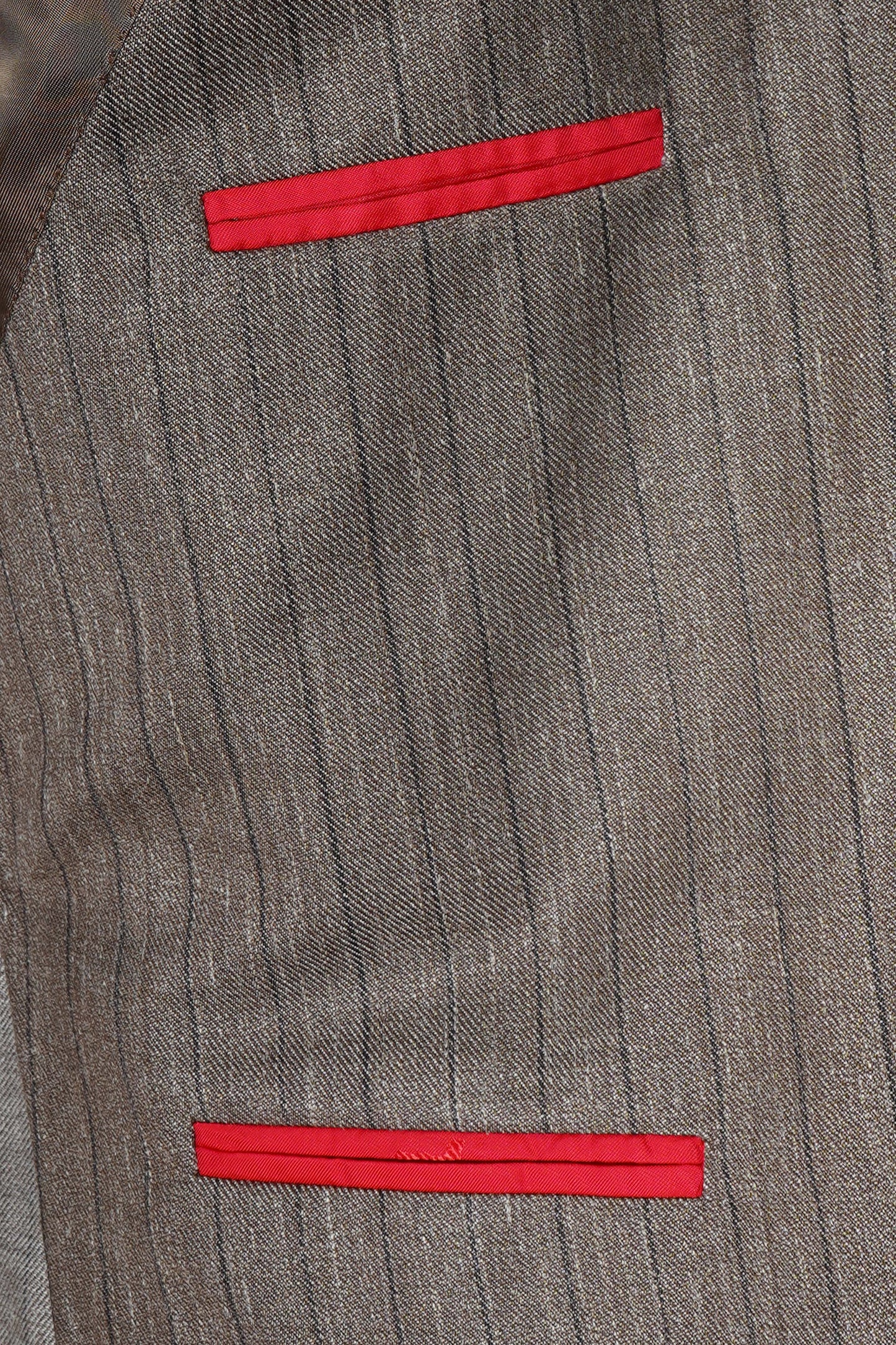 Isaia Pinstripe Wool-Silk-Linen Suit