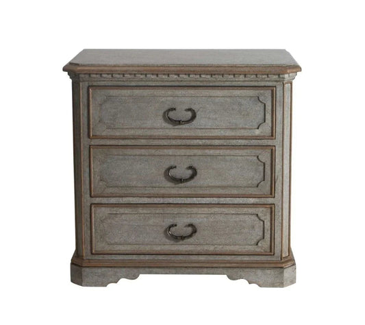 Julien Three Drawer Wood Nightstand