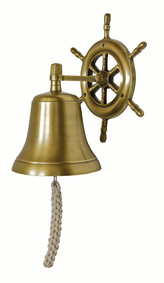 The Harbor House Ship Wheel Bell