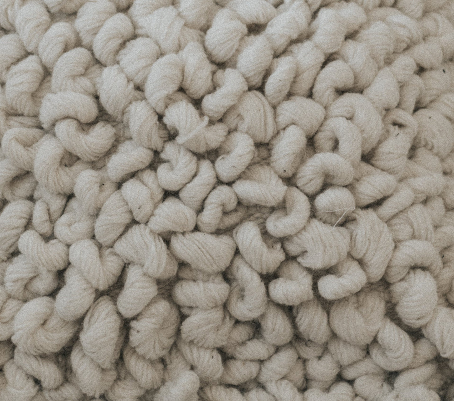 PALO SANTO Muyal Handwoven Wool Pillow — Natural Ivory