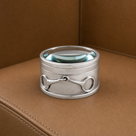Ashford Equestrian Bit Magnifying Glass Keepsake Box