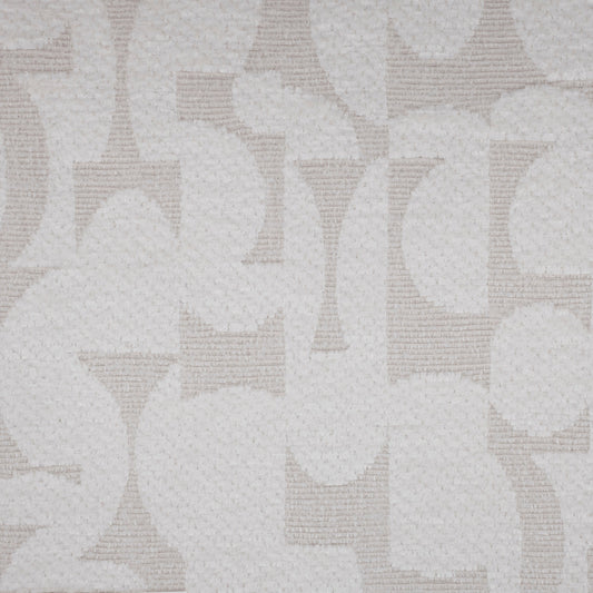 PABLO - GEOMETRIC CHENILLE JACQUARD UPHOLSTERY FABRIC BY THE YARD