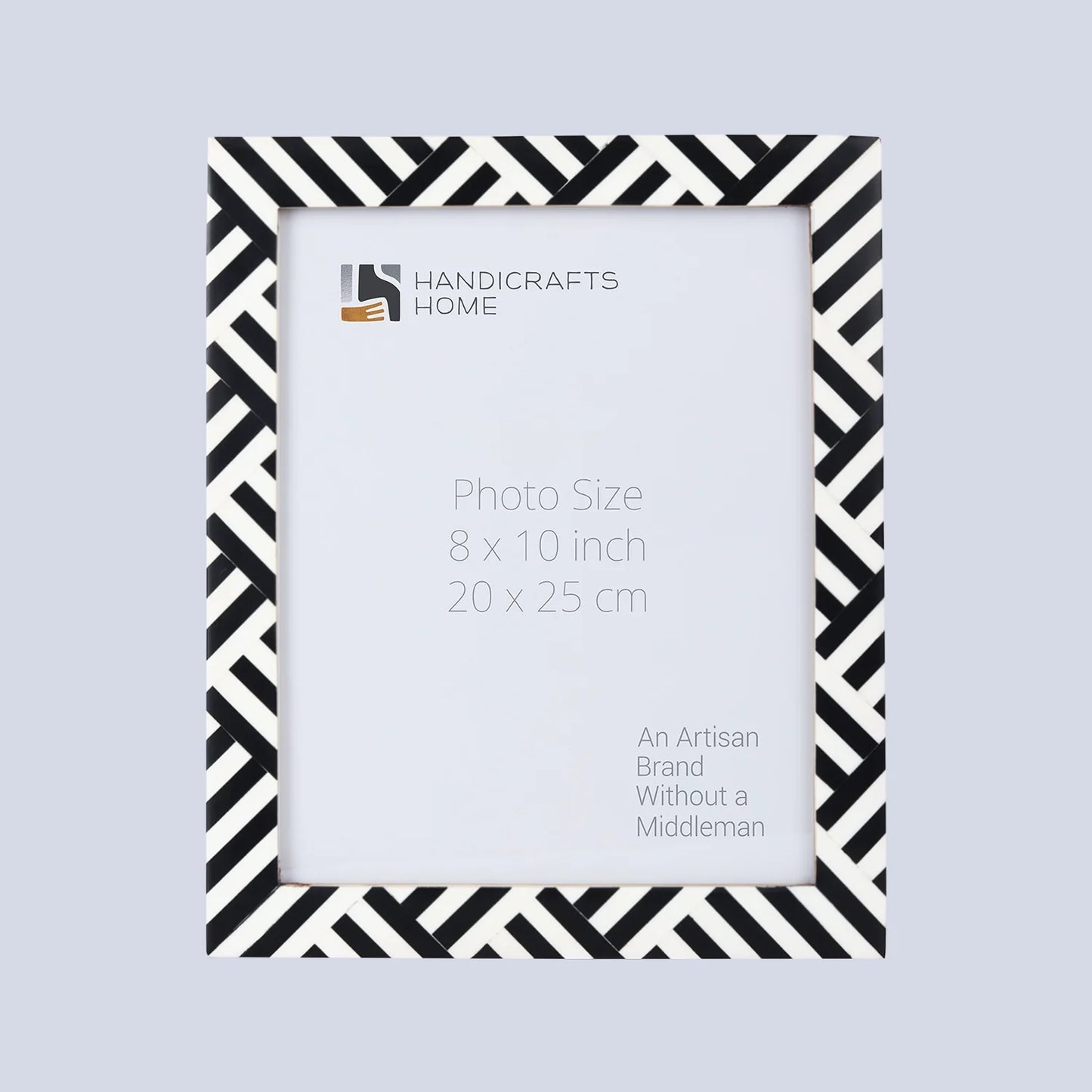 Picture Frame Avant Coco Collection Resin Inlay Black & White – 4x6, 5x7 & 8x10"