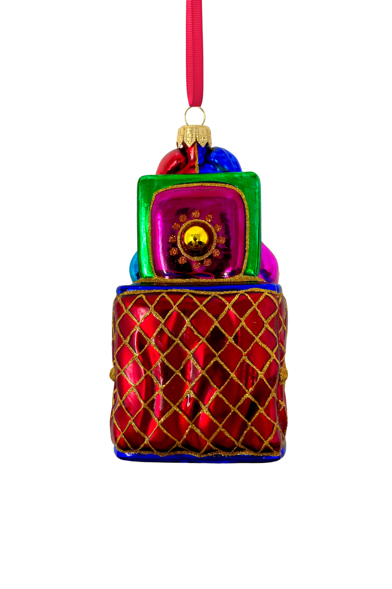 Pop! Jack In The Box Toy Polish Glass Christmas Ornament