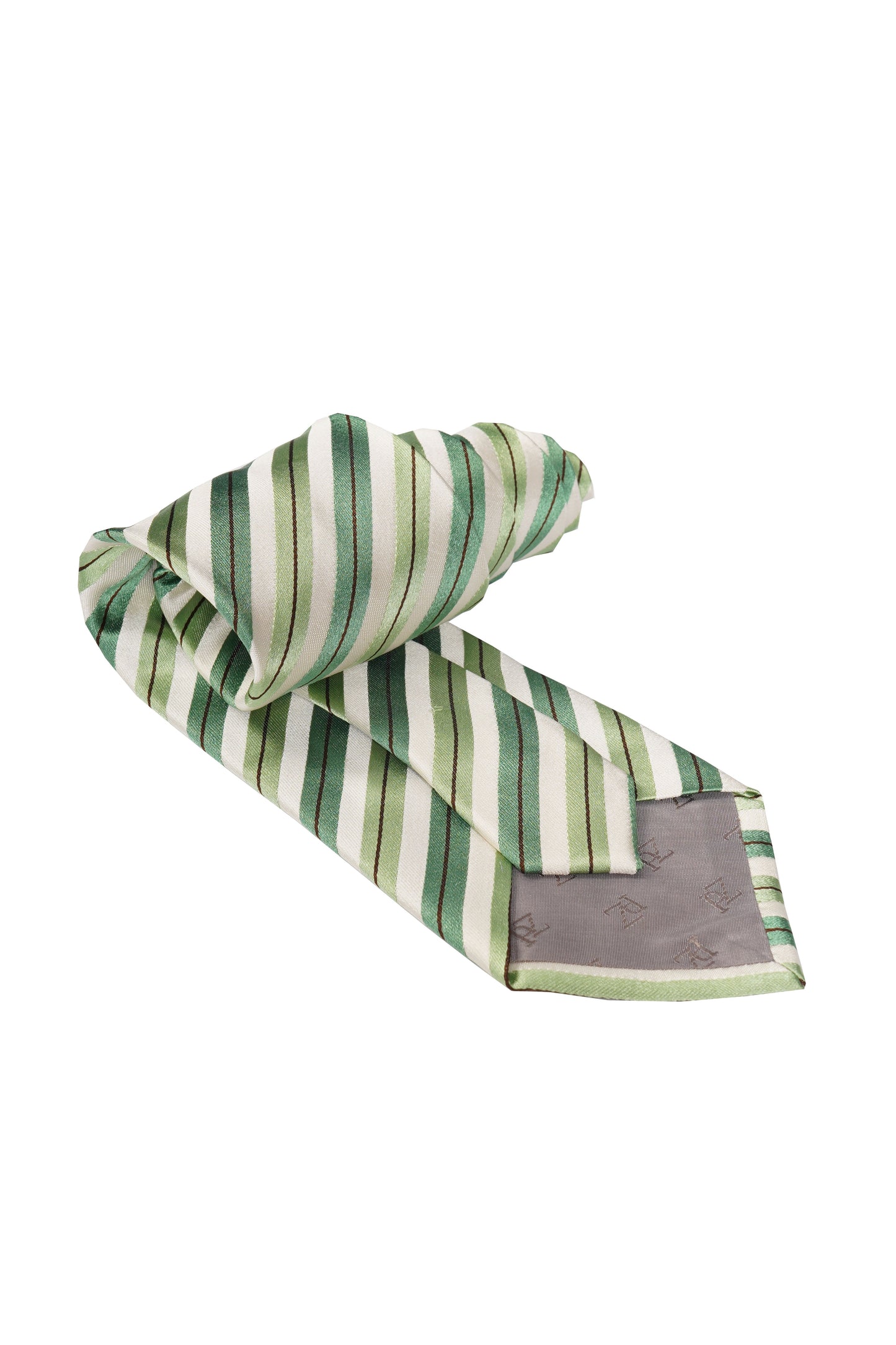 Pal Zileri Diagonal Double Pinstripe Silk Tie