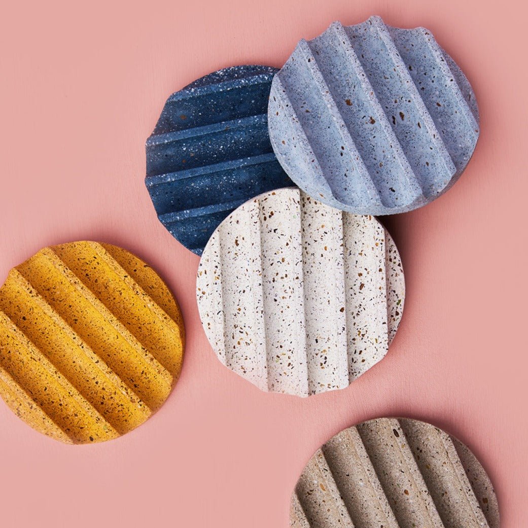 Mini Soap Dish | Cobalt Terrazzo