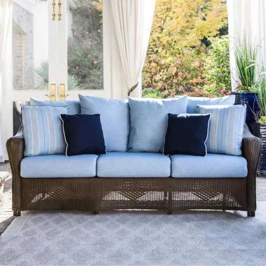 Reflections All Weather Wicker 3-Seater Sofa with Sunbrella Cushions