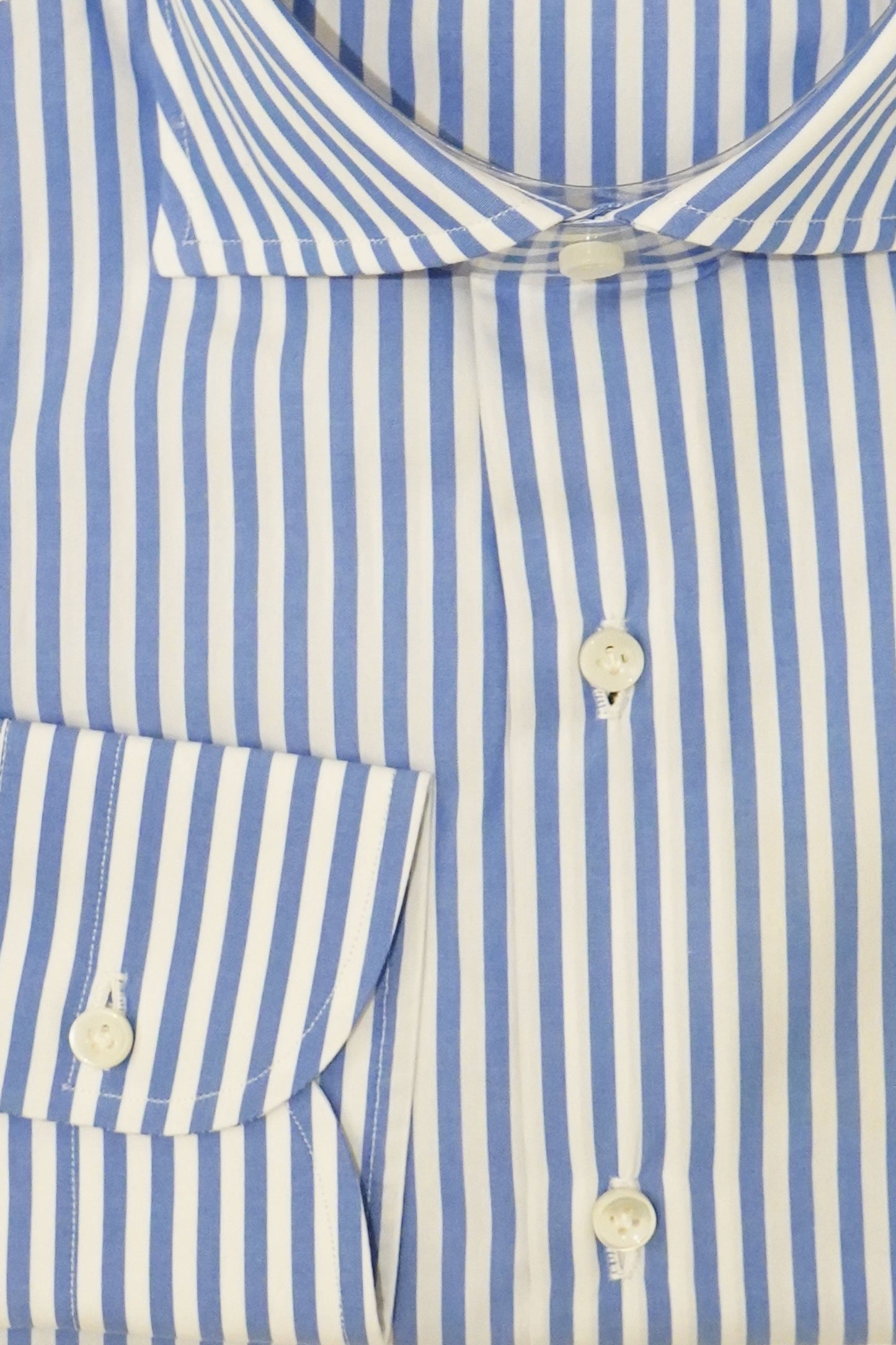 Sartorio Jumbo Pinstripe Cotton Dress Shirt