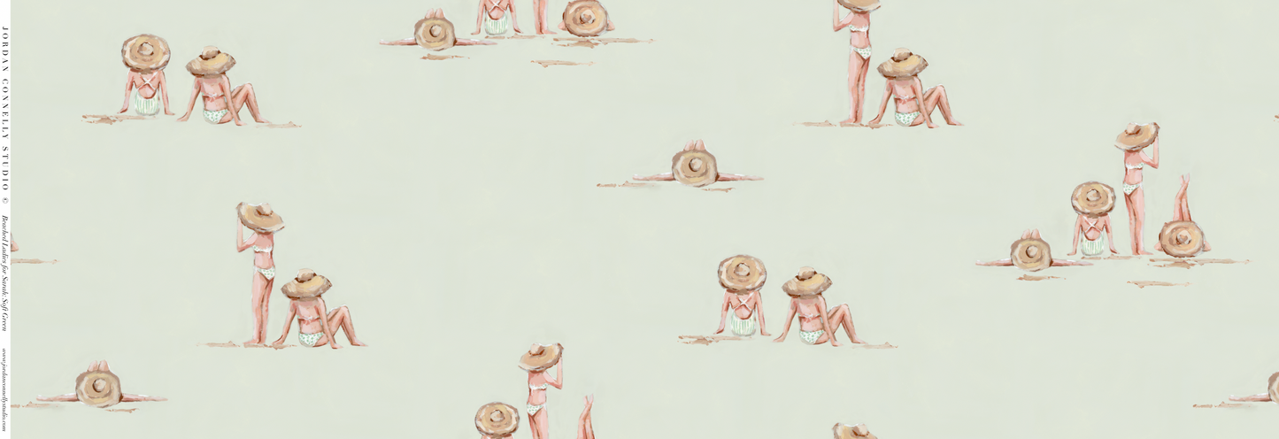 Beached Ladies for Sarah in Melon- Fabric