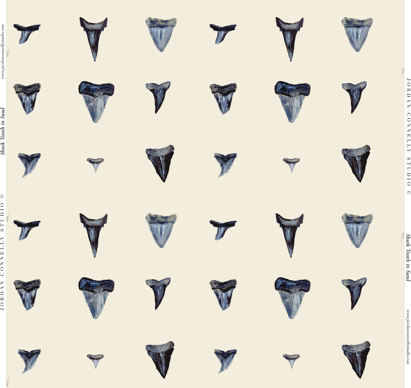 Shark Tooth in Sand Wallpaper