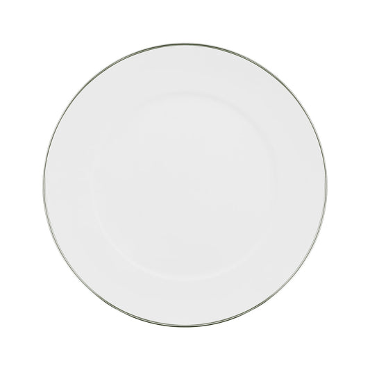 The Beaumont Platinum-Rimmed Porcelain Charger