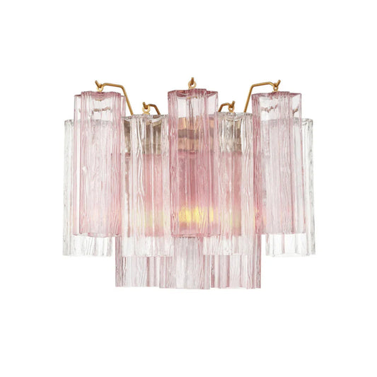 Star-shaped glass tube wall lamp