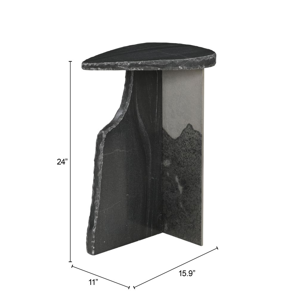 Surya Marble Side Table