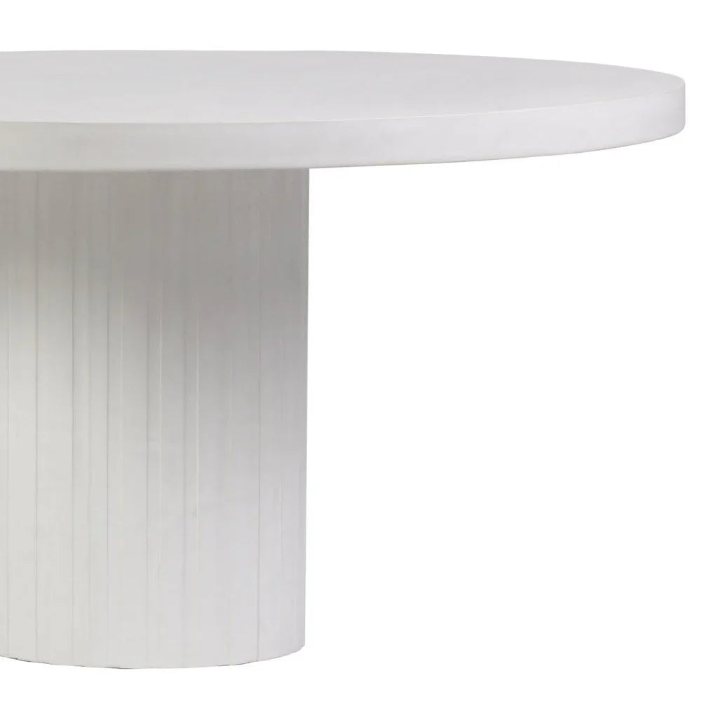 Tama Concrete Round Patio Dining Table