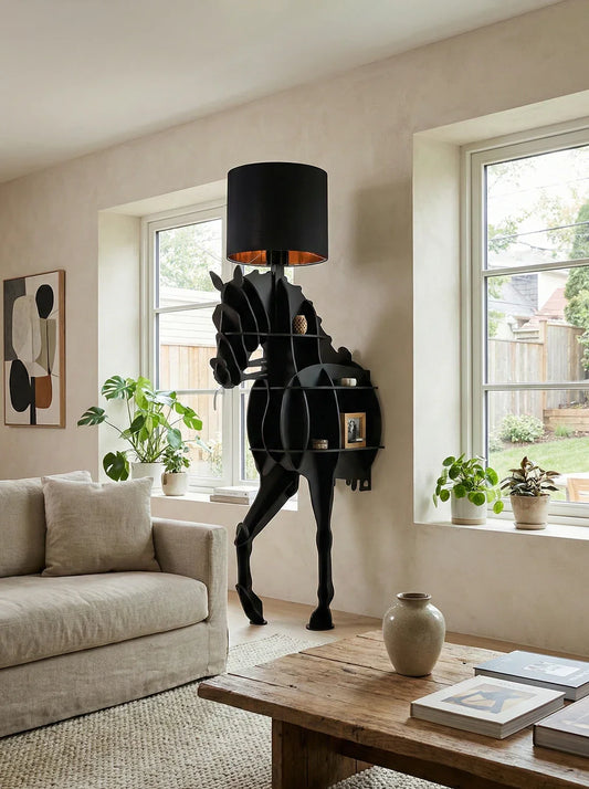 Tete Horse Stand Floor Lamp