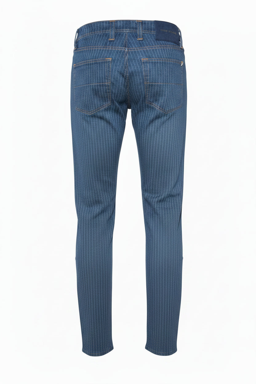 Tramarossa Pinstripe Cotton Super Stretch Pants