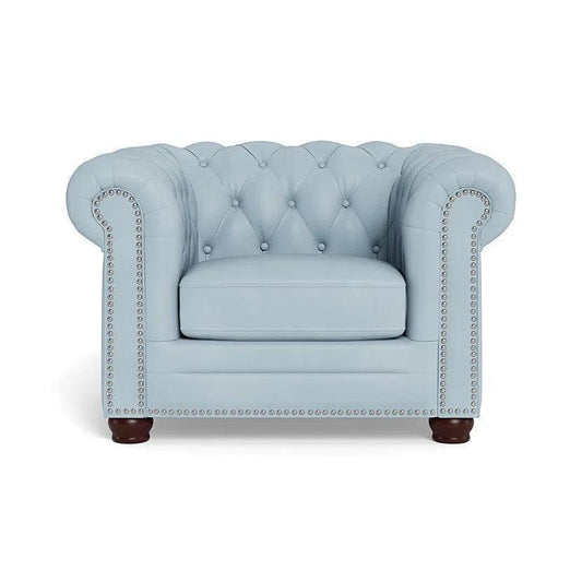 Victoria Leather Chesterfield Club Chair