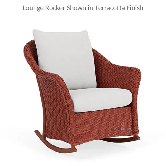 Weekend Retreat Rocker Lounge Chair with Ottoman Set