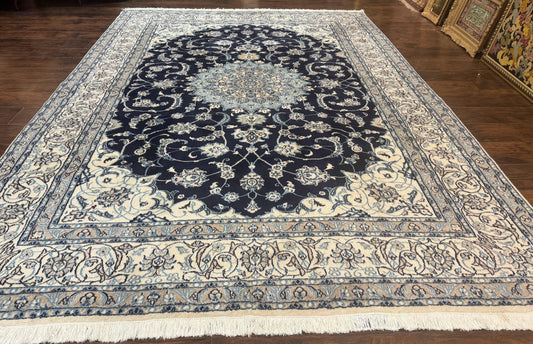 The Nain Vintage Persian Wool Rug