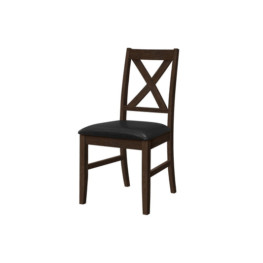 Dining Chair Side, Upholstered For Dining Room, Transitional (Set of 2)
