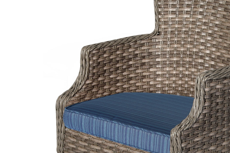 The Tenaya 5-Piece Wicker Rattan Outdoor Luxury Dining Set
