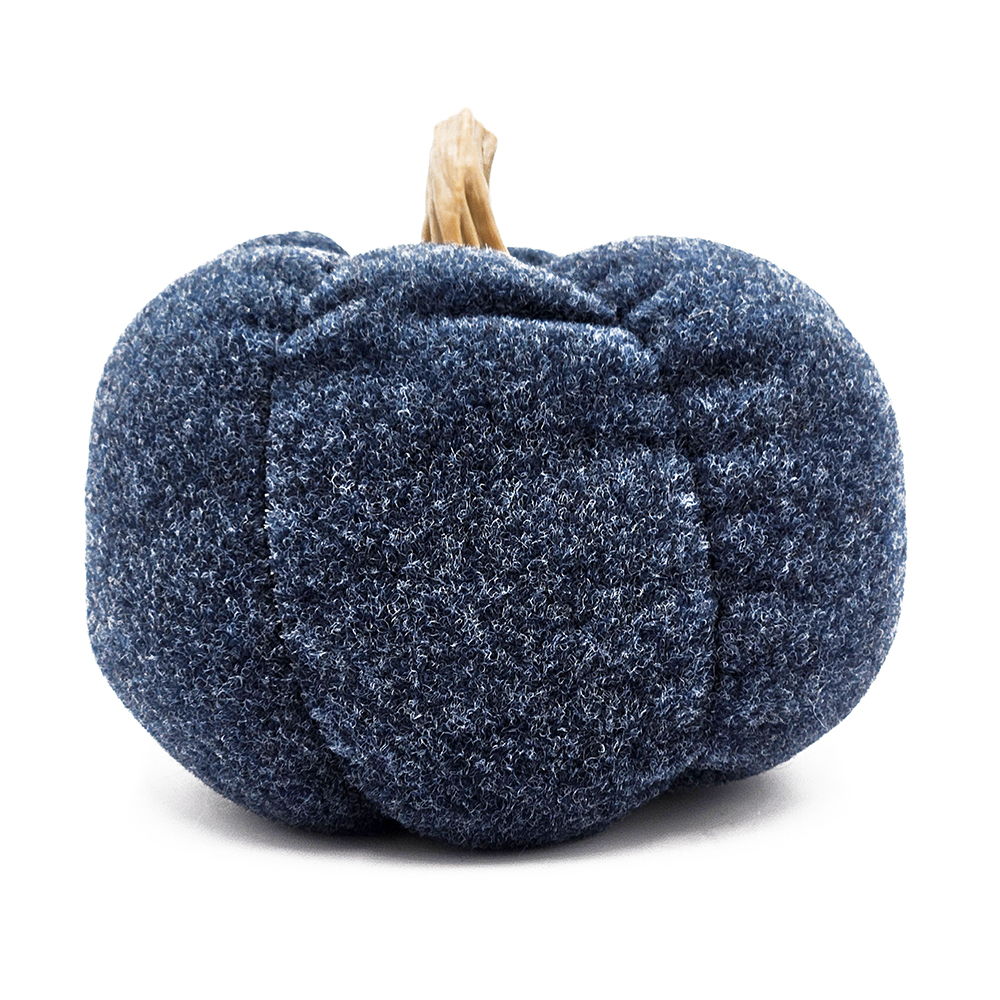 Harbor Velvet Pumpkins — Set of Three