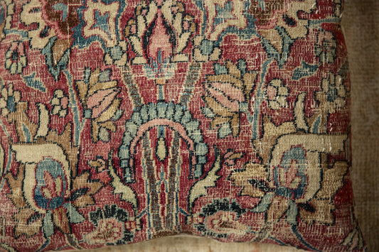 Vintage Meshed Rug Fragment Pillow