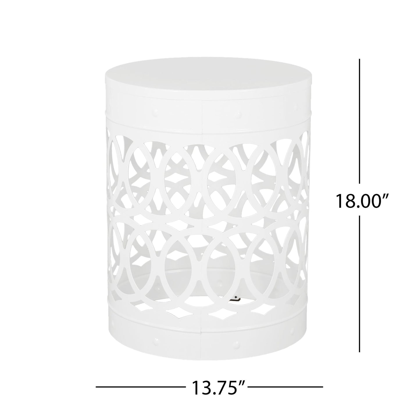 The Ashford Garden Lattice Outdoor Accent Table