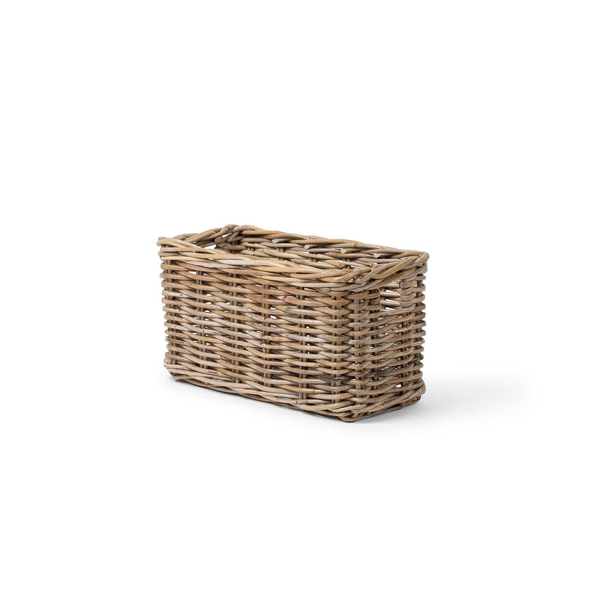Handwoven Rattan Rectangular Storage Basket