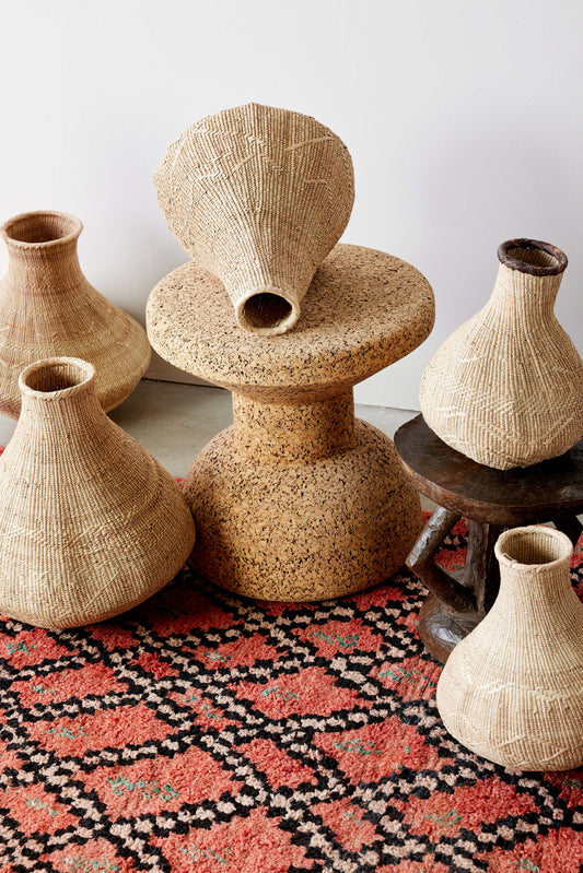 Binga Nongo Natural Woven Gourd Basket