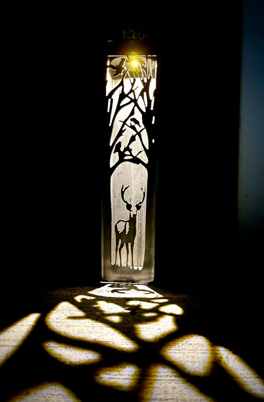 Buck Forest Solar Tube Light - Steel - Multiple Sizes