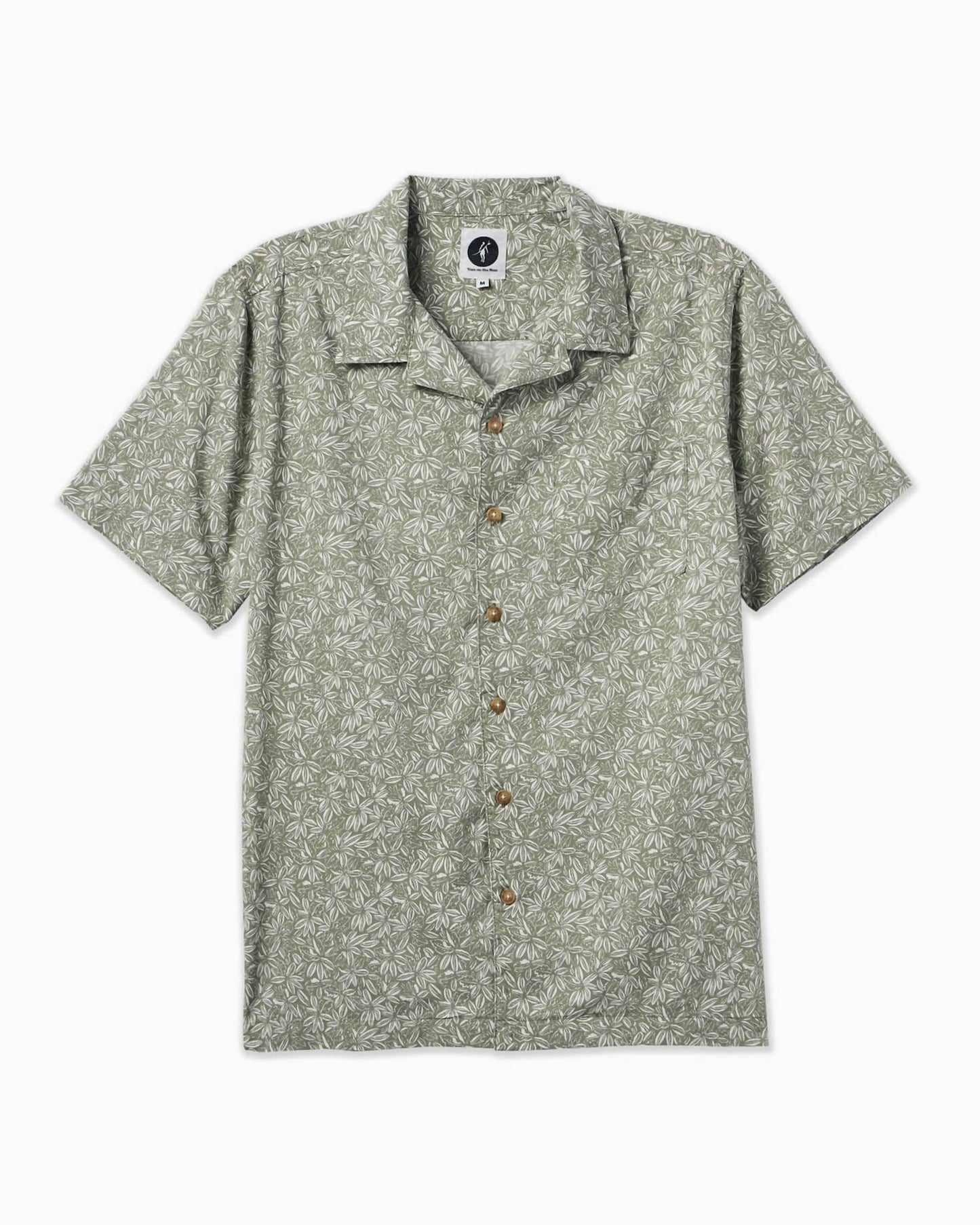 Palms Short Sleeve Button Up Shirt