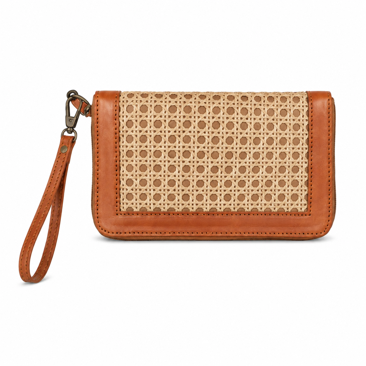 Raja Leather and Cane Wallet