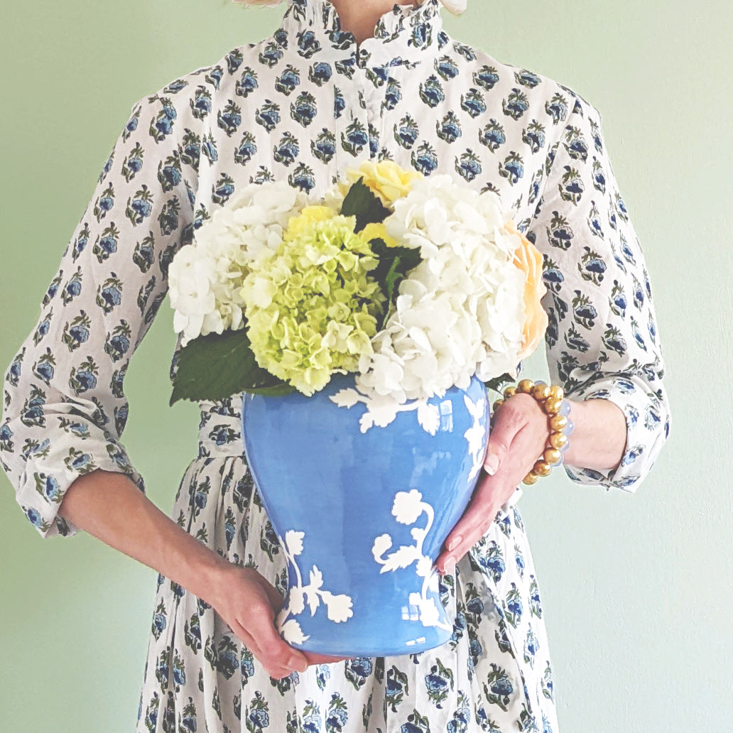 The French Blue Chinoiserie Dreams Ginger Jar