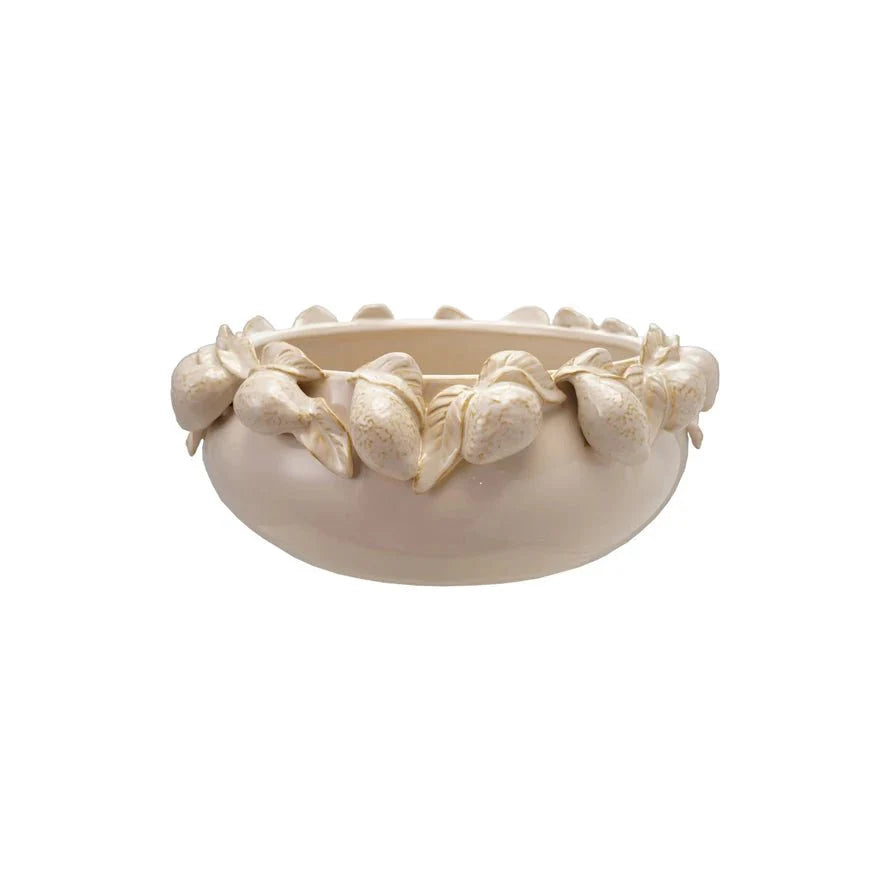 The Capri Stoneware Artisan Bowl with Lemons – EXCLUSIVE