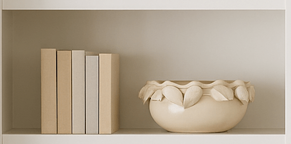 Limonata Stoneware Serving Bowl — Cream