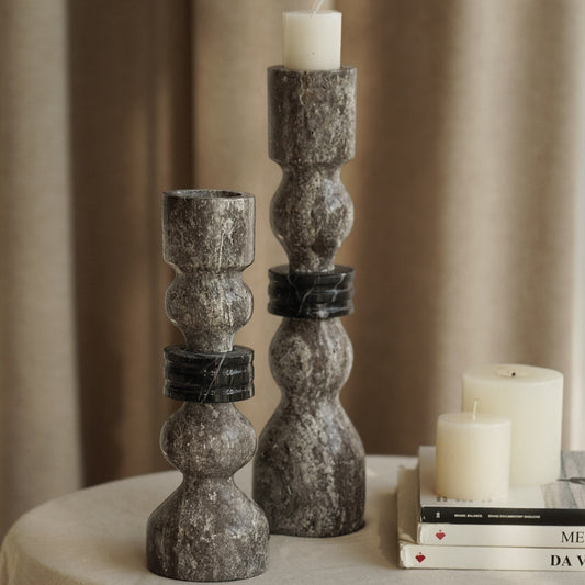 The Cavern Stone Candleholder