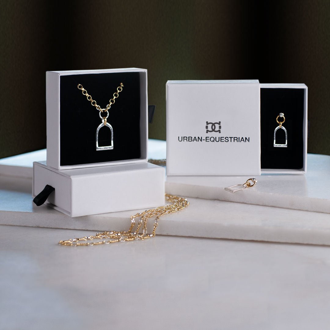 Denby - Riding Stirrup Earring in Two Tone
