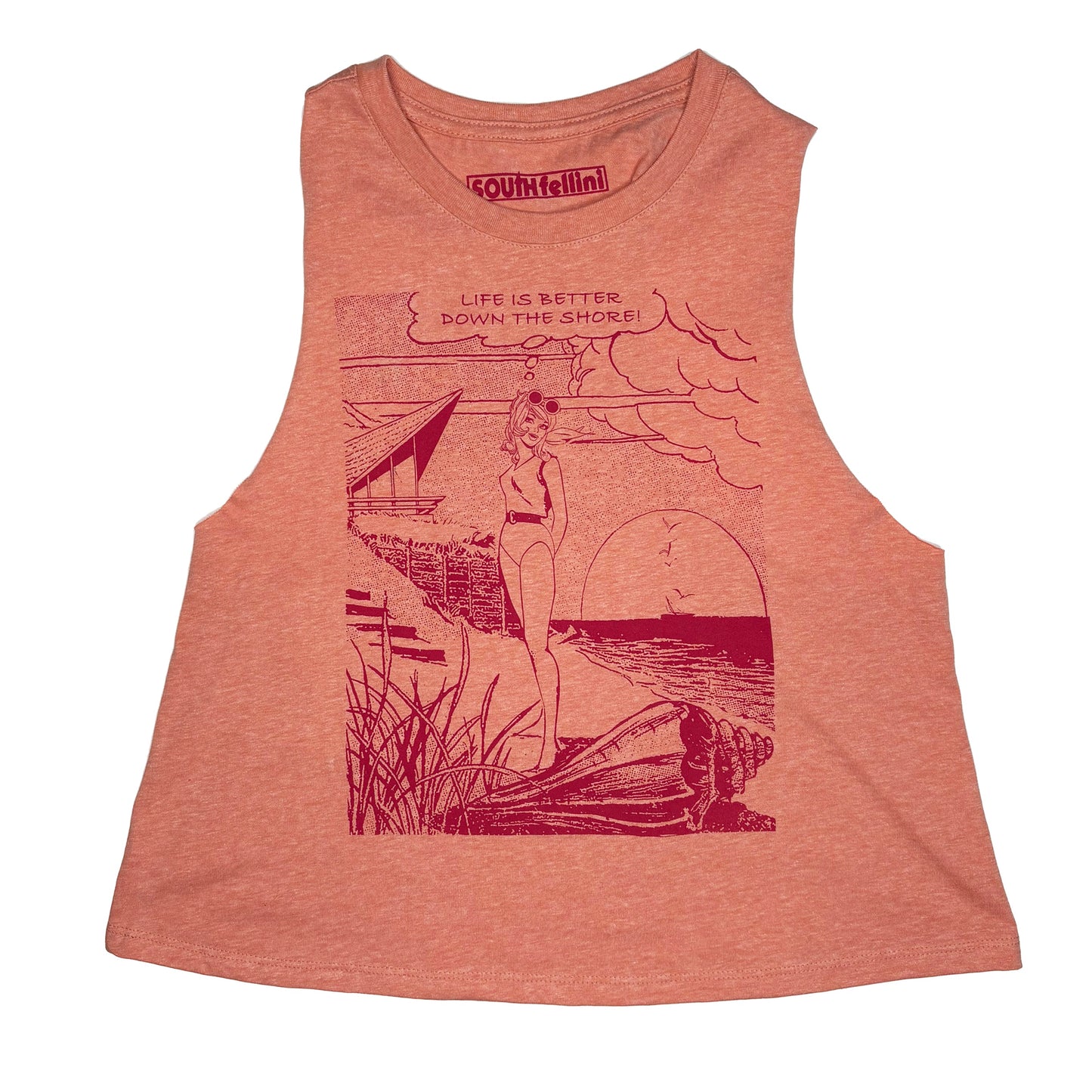 Down The Shore Crop Top