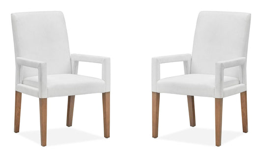 Lindon - Dining Arm Chair With Upholstered Seat & Back (Set of 2)