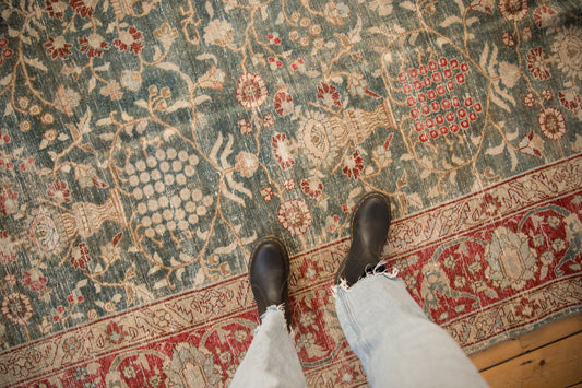 8x11.5 Vintage Distressed Tabriz Carpet