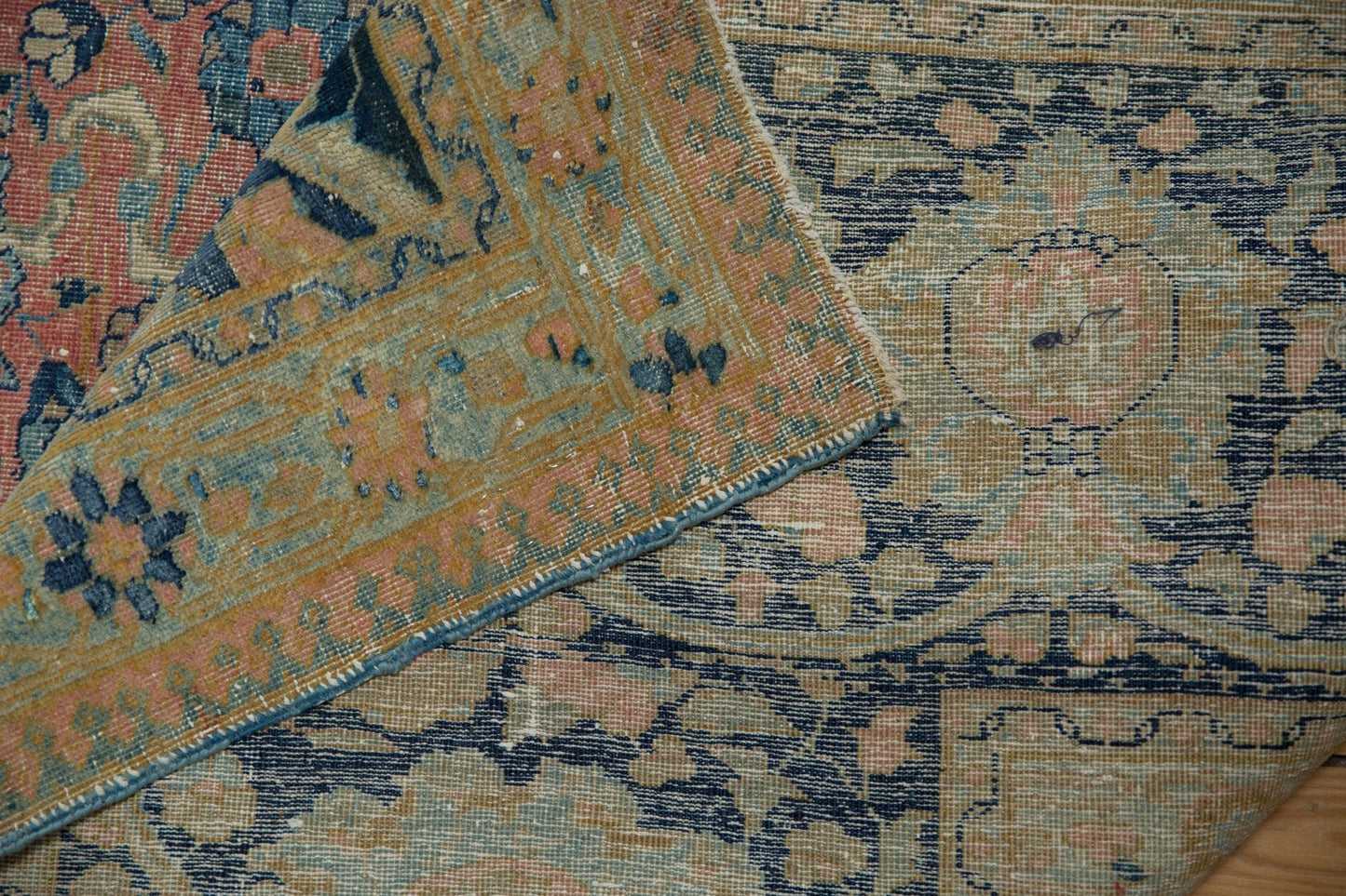 13x18 Vintage Distressed Tabriz Carpet