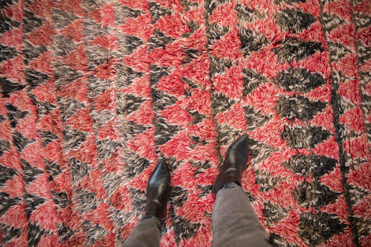 6x9.5 Vintage Moroccan Carpet