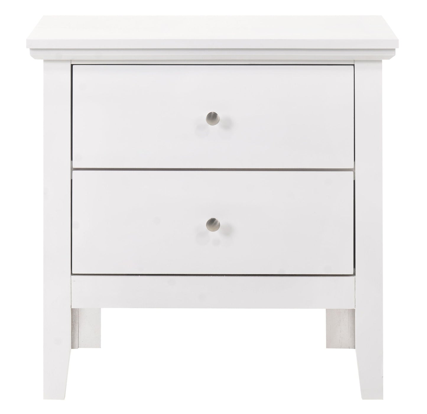 English Dovetailed Drawers Nightstand