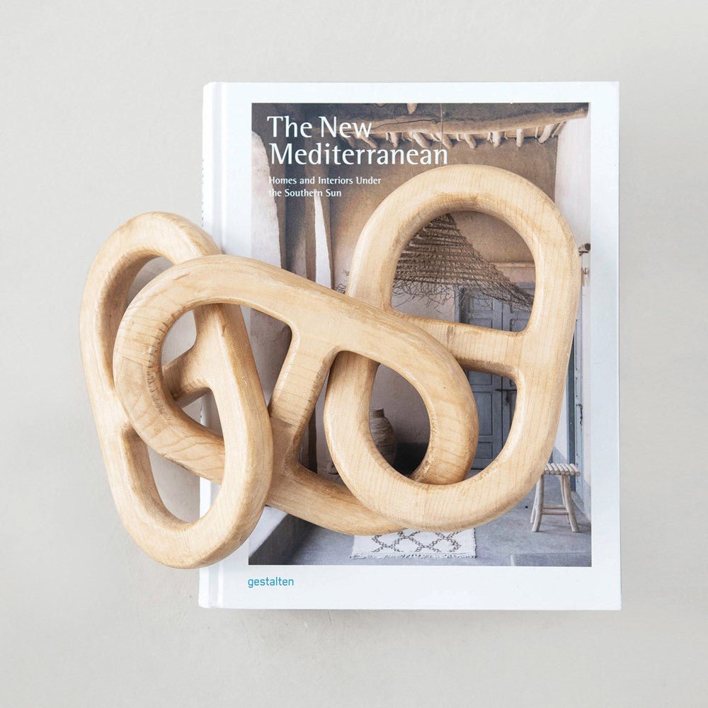 The Coastal Club Decorative Wood Artisanal Chain Link