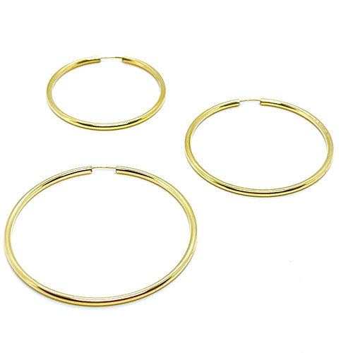 Endless 14KT Gold-Filled Flex Hoops