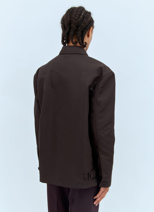 Gucci Men Technical Cotton-Blend Jacket