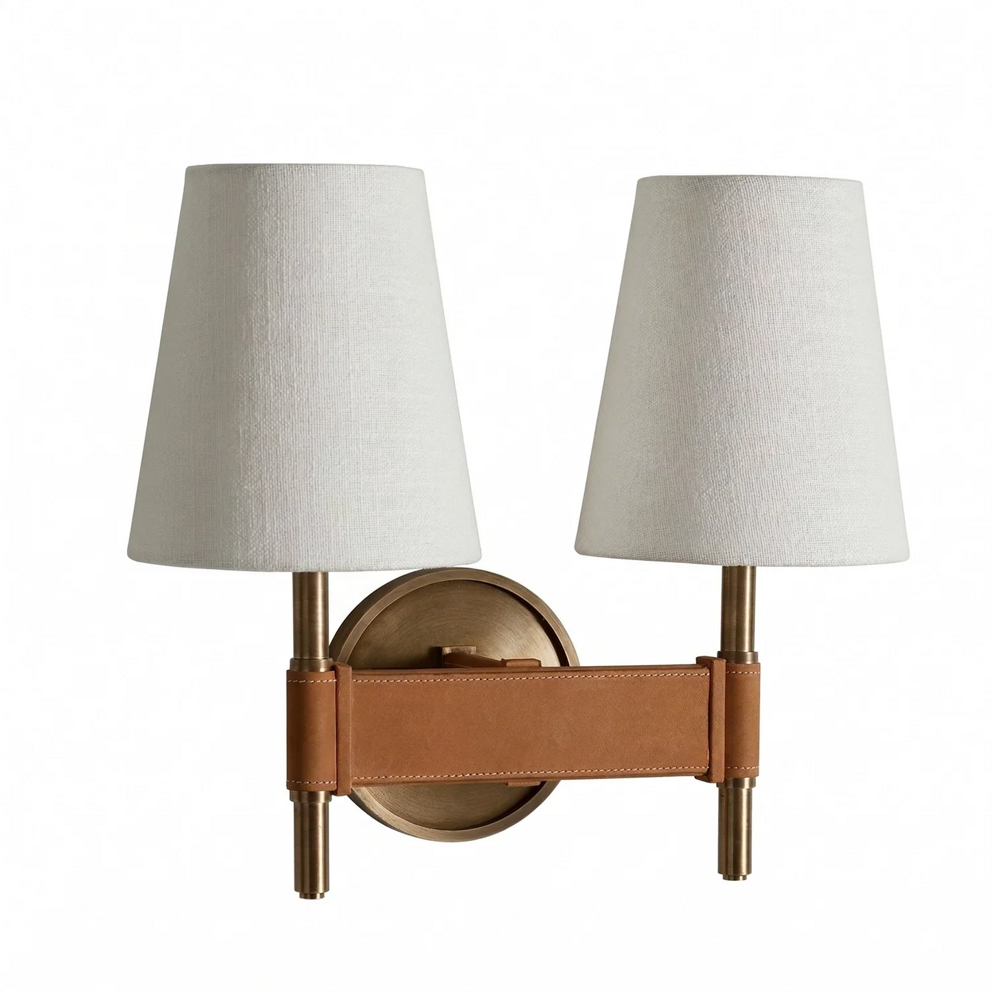 The Hastings Leather Wall Sconce