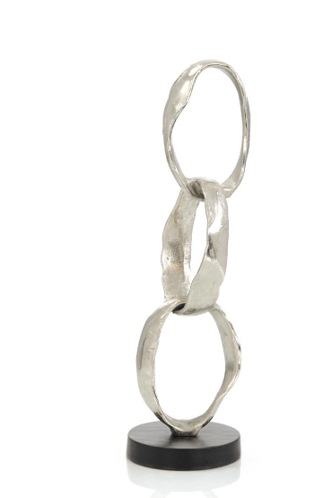 John-Richard Stacked Rings Sculpture Small
