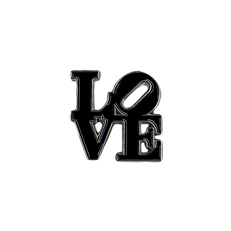 Love is Dead (Black) Pin